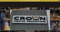 Desktop Screenshot of crowntheaterproductions.org